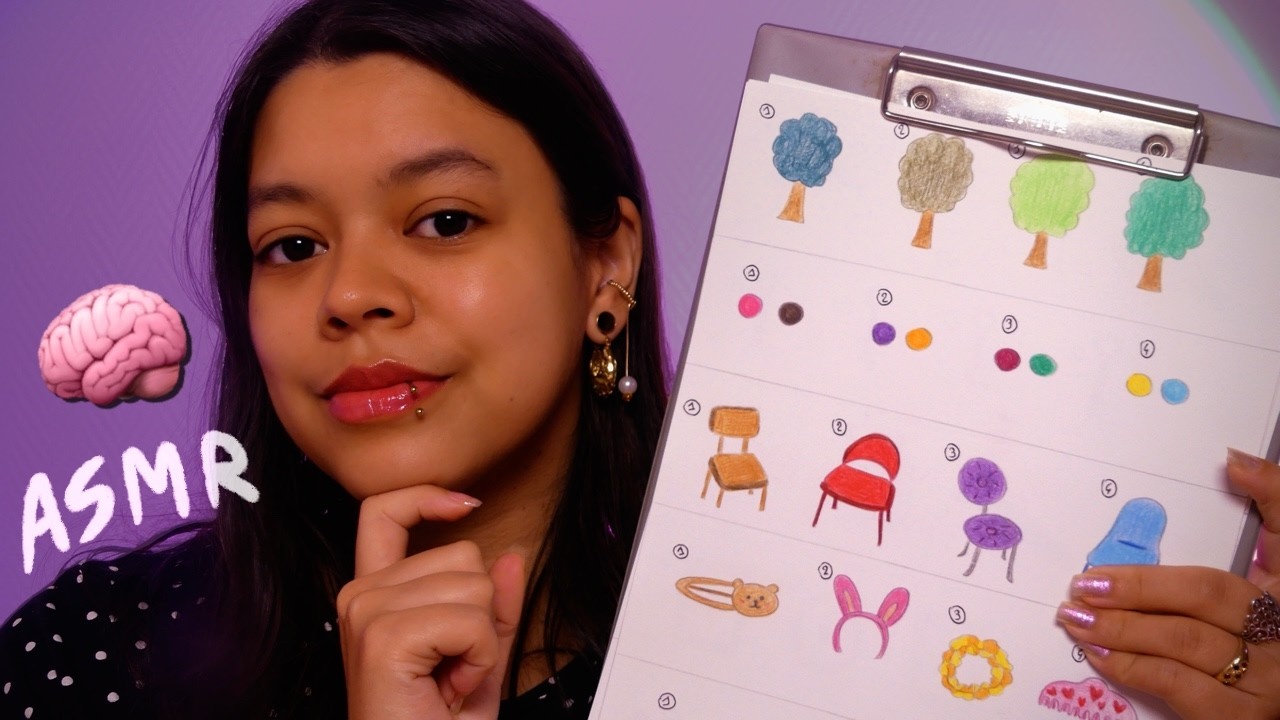 Test de QI / de Personnalité 🧠 | ROLEPLAY ASMR FR