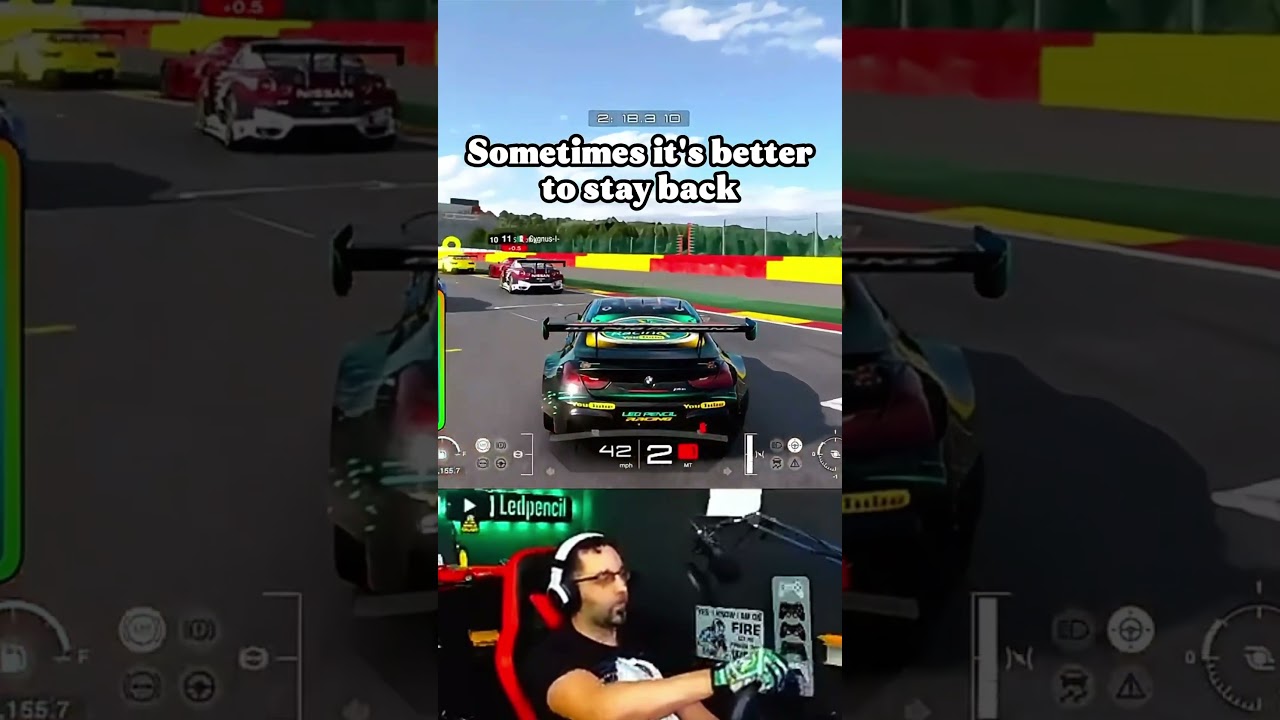 Better to wait for the chaos to subside 😂 #granturismo #granturismo7 #gt7 #livestream #simracing