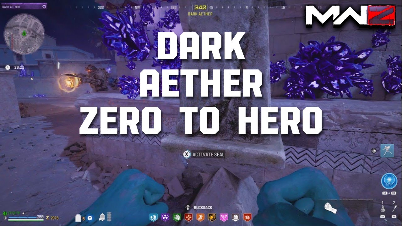 MW3 Zombies - SOLO Zero To Hero Dark Aether Challenge + Boss (GYANXI) Full Gameplay S4 MWZ