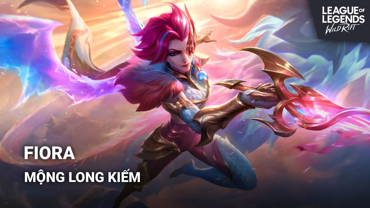 Trang Phục Fiora - Mộng Long Kiếm | LMHT: Tốc Chiến