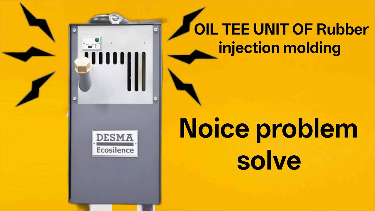How to reduce MTG moter noice of Rubber injection molding.#desma