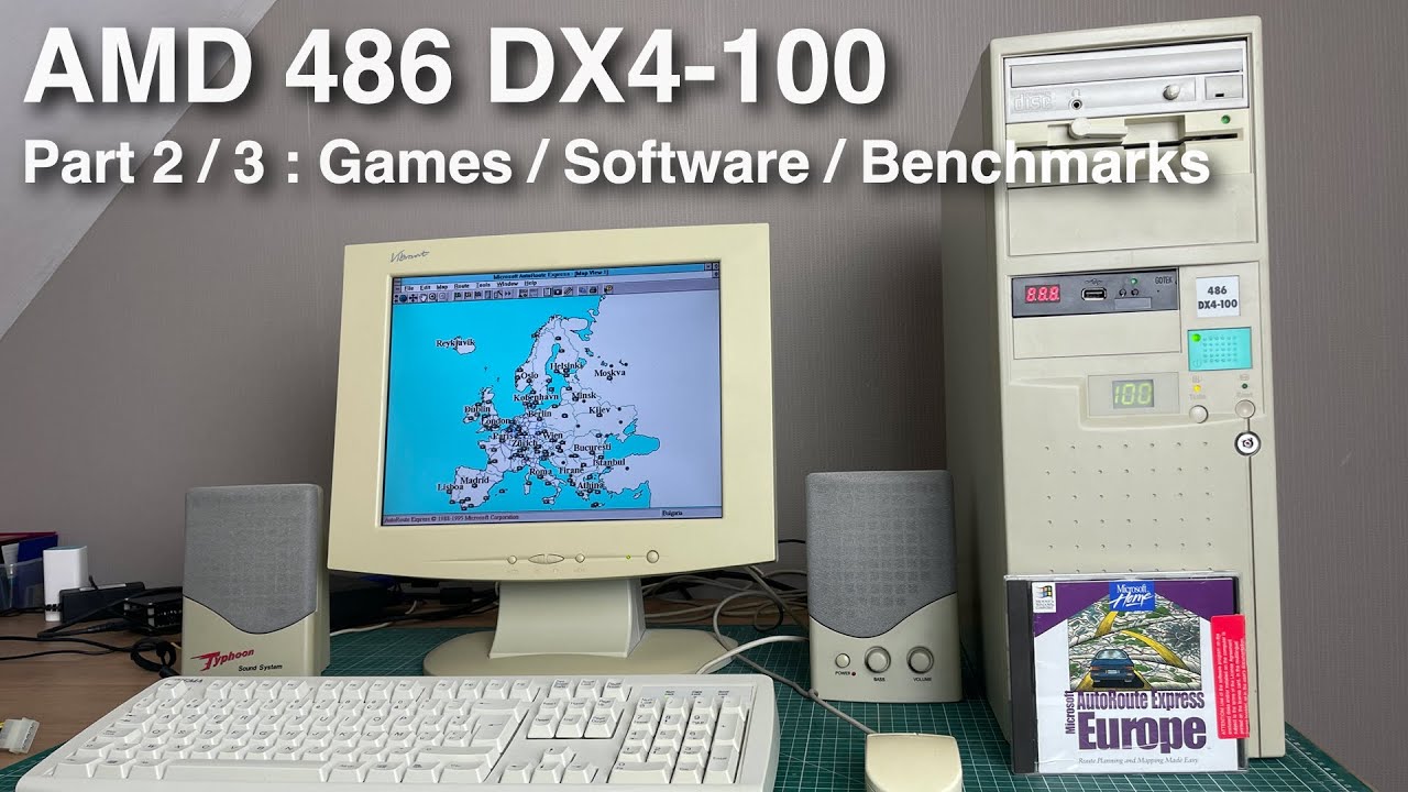 Используем наш 486DX4-100, как будто сейчас 1996 год (часть 2/3)