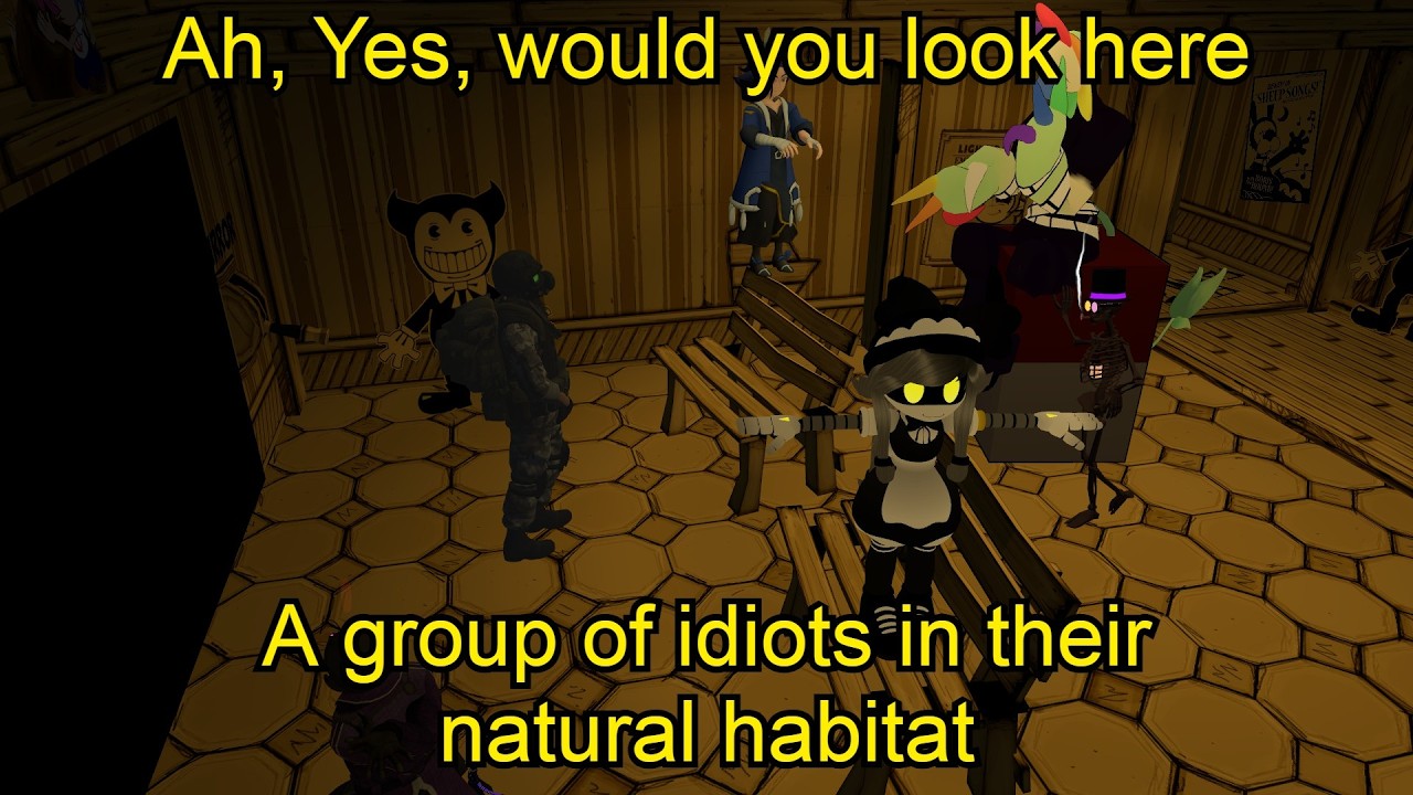 When the town do actually be big enough for the both of us (VRChat FPE X Baldi Audience Anarchy)