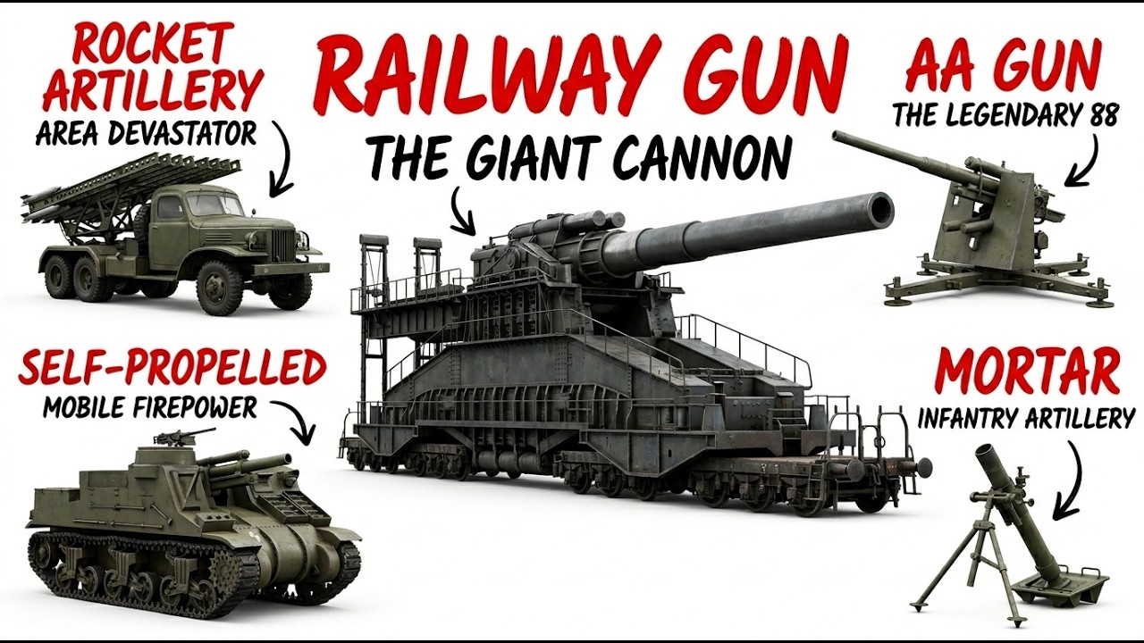Every Artillery Weapon of World War II Explained