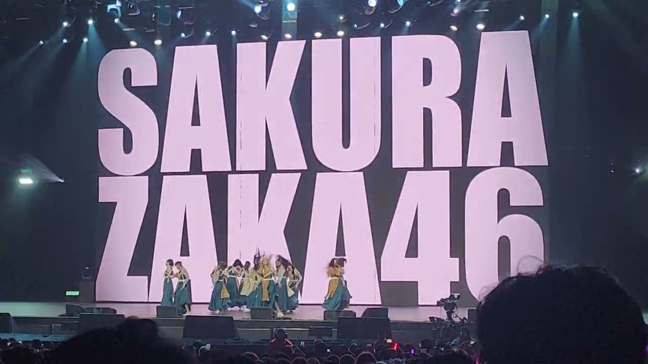 Sakurazaka46's Performance in Anime Expo 2025