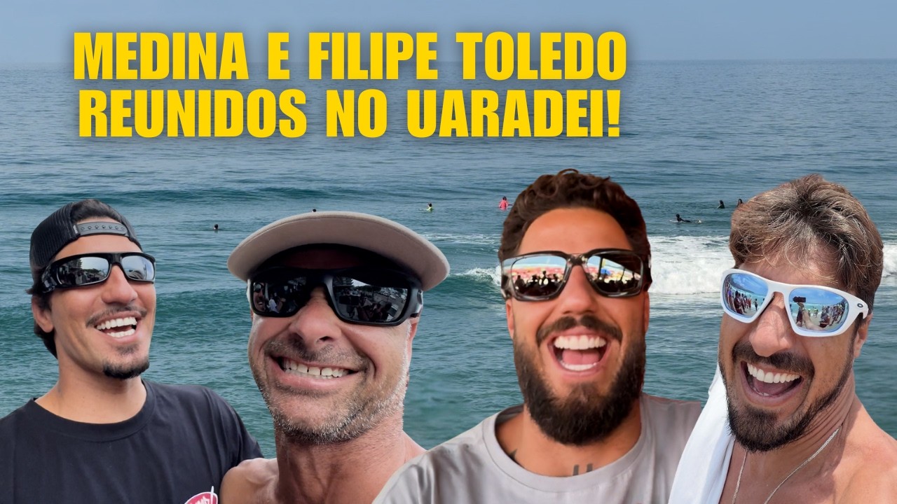 GABRIEL MEDINA E FILIPE TOLEDO BRINCANDO, COMPETINDO E INSPIRANDO A NOVA GERAÇÃO NO UARADEI! - EP 54