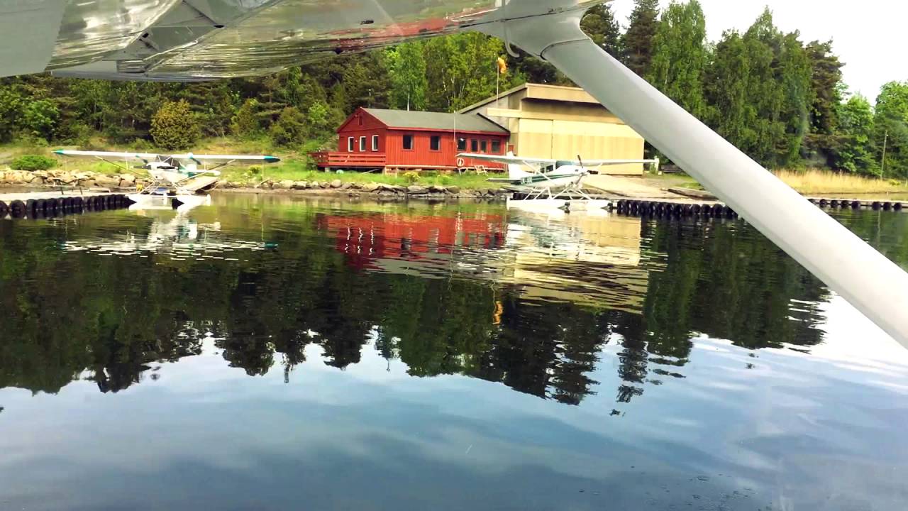 Departure and Landing - Cessna 206 Floatplane - Fornebu & Kilen