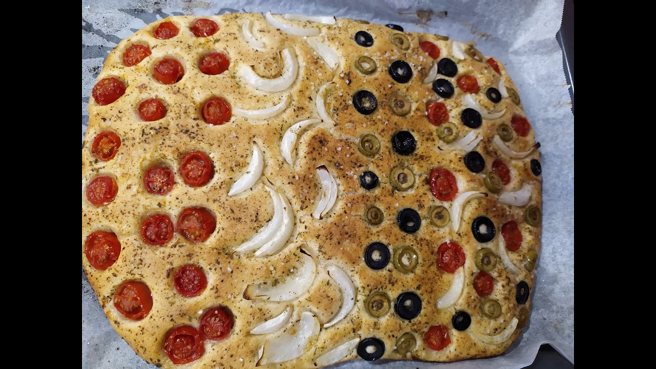 FOCACCIA (Pan Italiano) **Monsieur cuisine Smart, Connect y Plus ** ESPONJOSO y CRUJIENTE