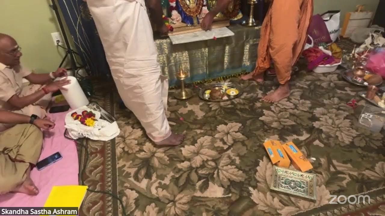Murugan Abhisekam at Balaji and Madhu’s house part 1