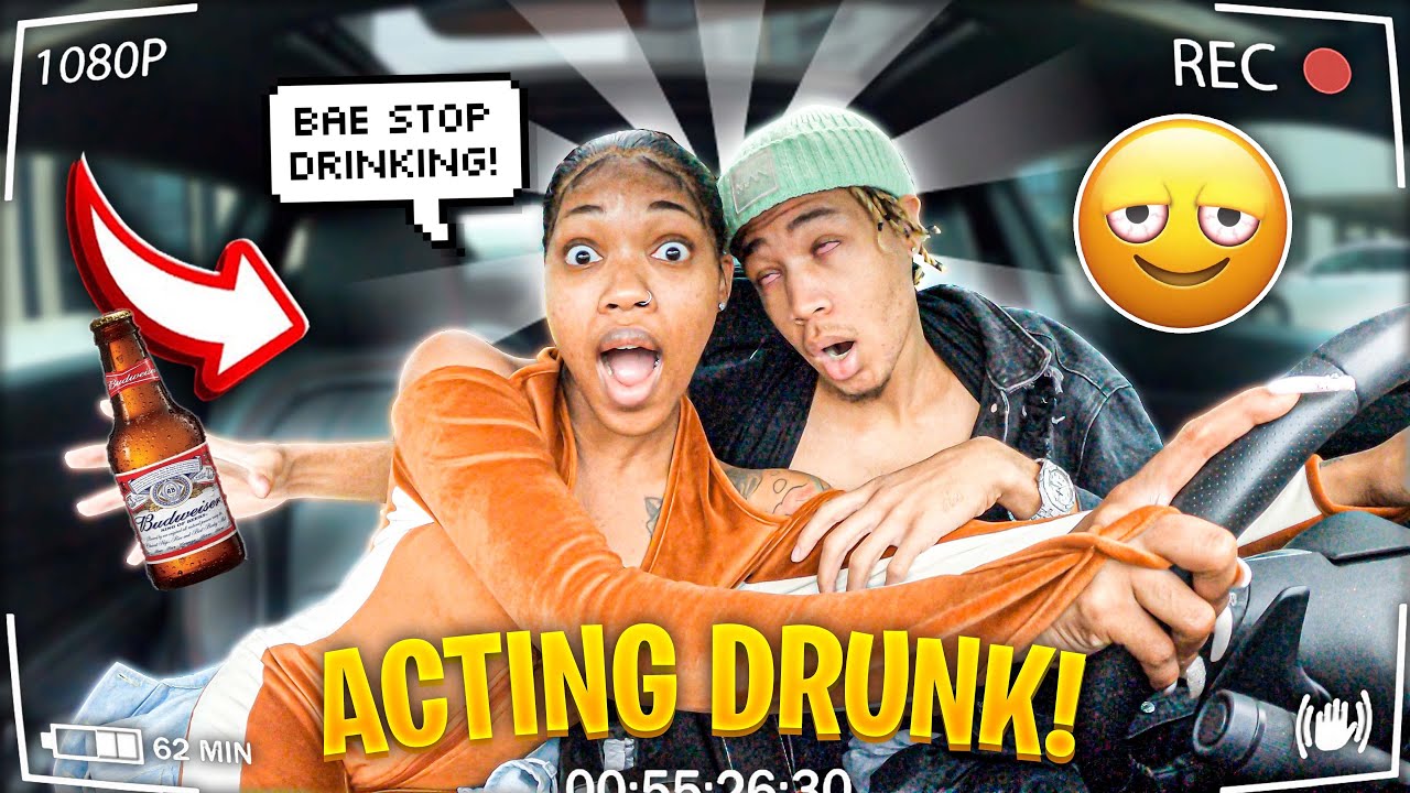 ACTING DRUNK TO SEE HOW MY GIRLFRIEND REACTS ! *Hilarious*