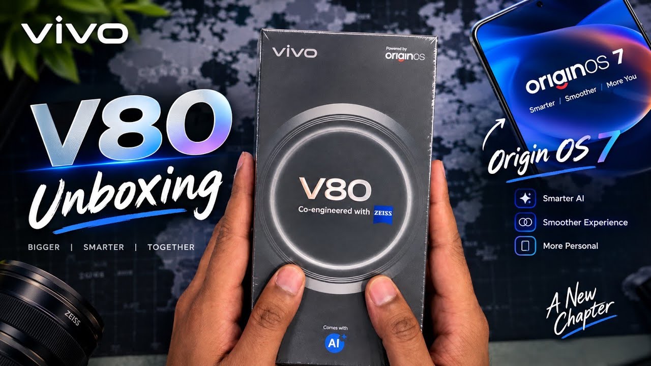 vivo V80 unboxing with origin os7 #vivov80 #originos7
