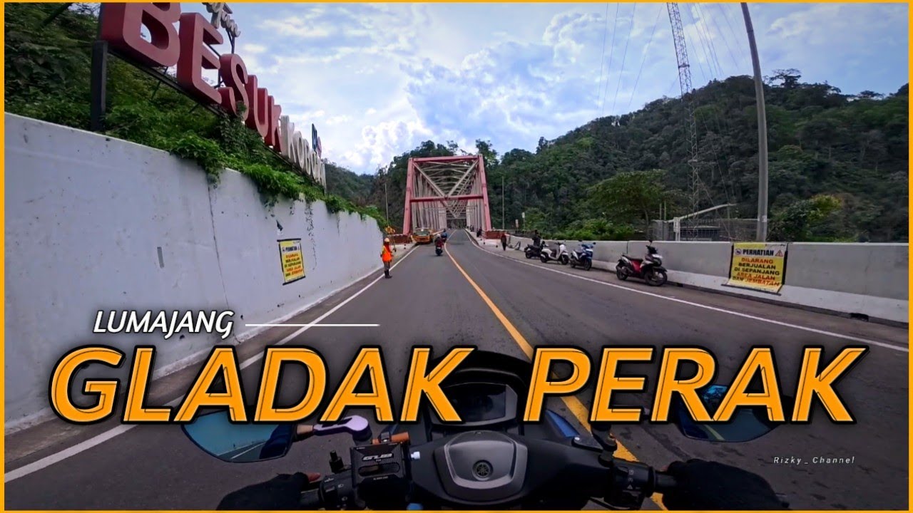Perjalanan Melintasi Jembatan BESUK KOBO'AN Gladak Perak Piket Nol Lumajang Dari Arah Malang 