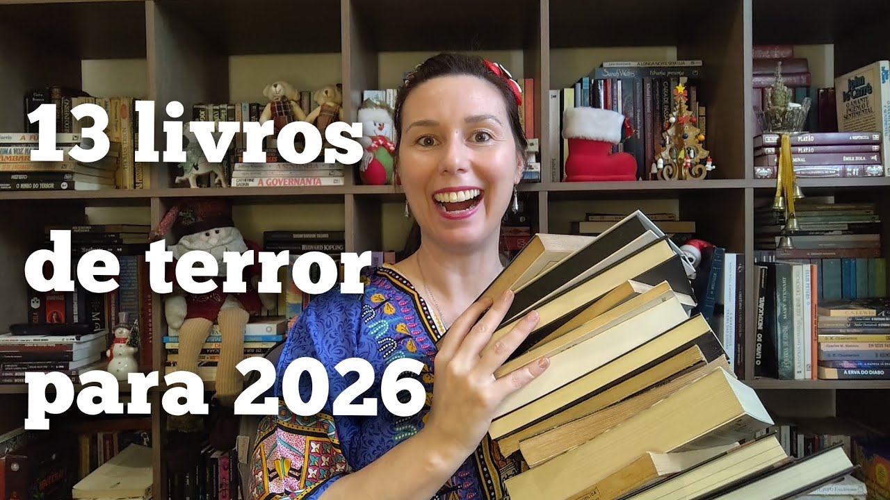 13 LIVROS DE TERROR PARA 2026.