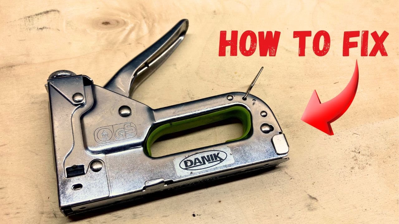 How to Repair a Manual Staple Gun | Easy Fix for Jammed or Broken Stapler