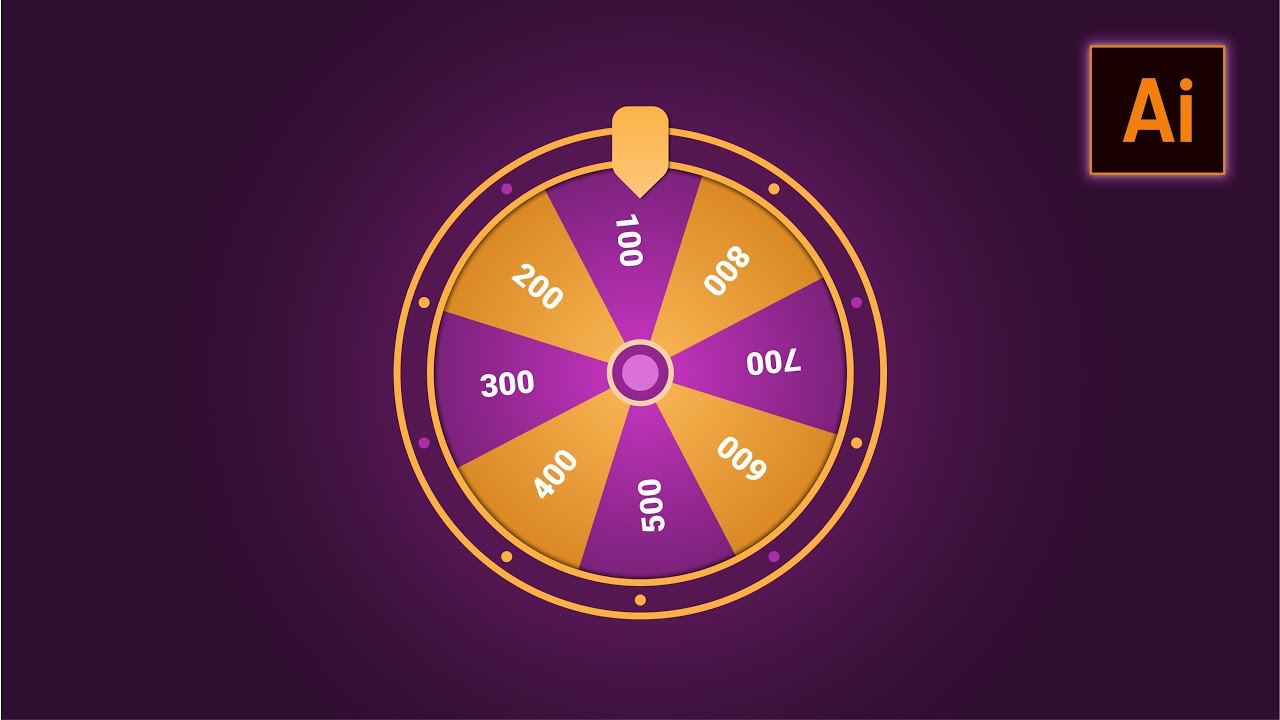 How to Draw a Spin Wheel in Adobe Illustrator