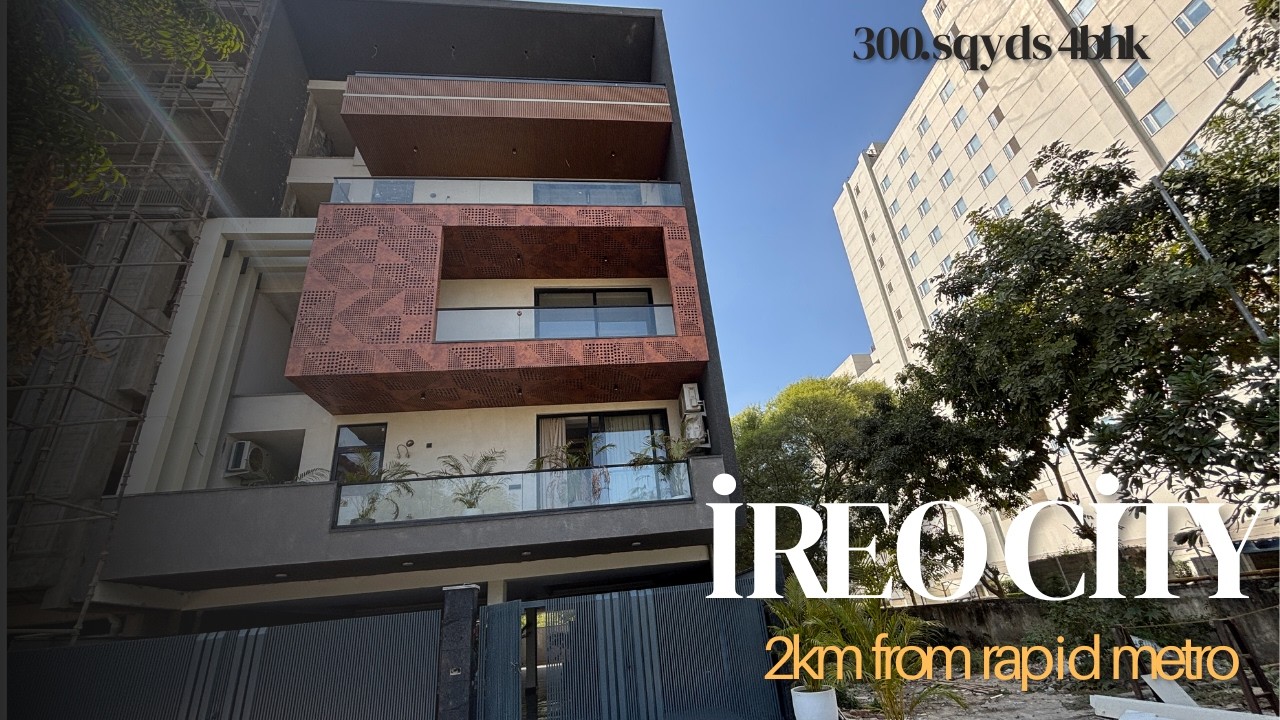 ULTRA PREMIUM 4BHK IN IREO CITY ✨ | 300 SQ YARDS | GATED GREEN BLOCK | PRIME GURGAON LOCATION 🏡