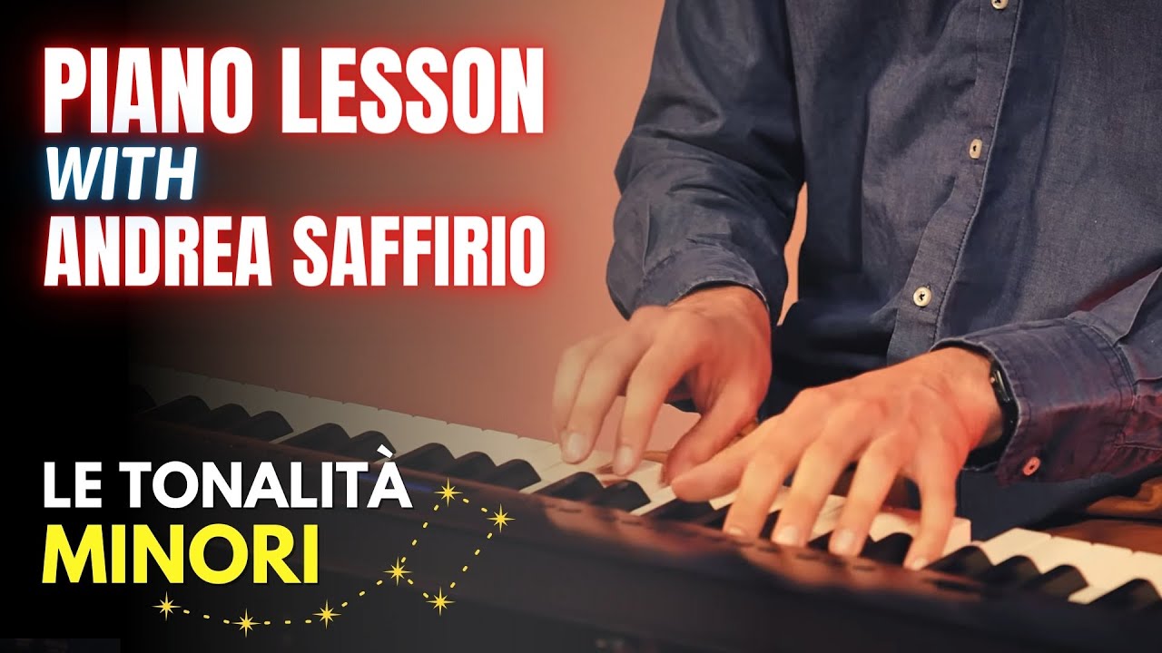 Espandere il linguaggio al pianoforte sulle tonalità minori - con Andrea Saffirio del SLMC