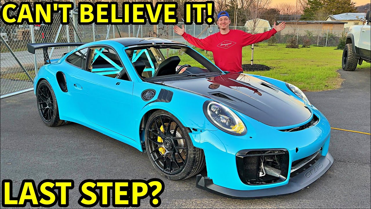 Наш разбитый Porsche 911 GT2RS почти закончен!!!