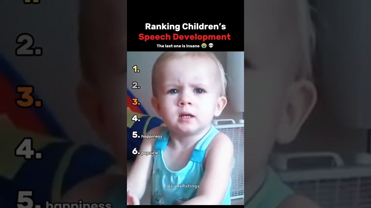Ranking The Top 6 Children&rsquo;s Speech Development Moments