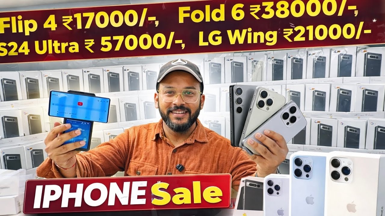 Biggest Sale Ever🤩 | Cheapest iPhone Market in delhi | Second Hand Mobile | iPhone 15 Pro iPhone 16 