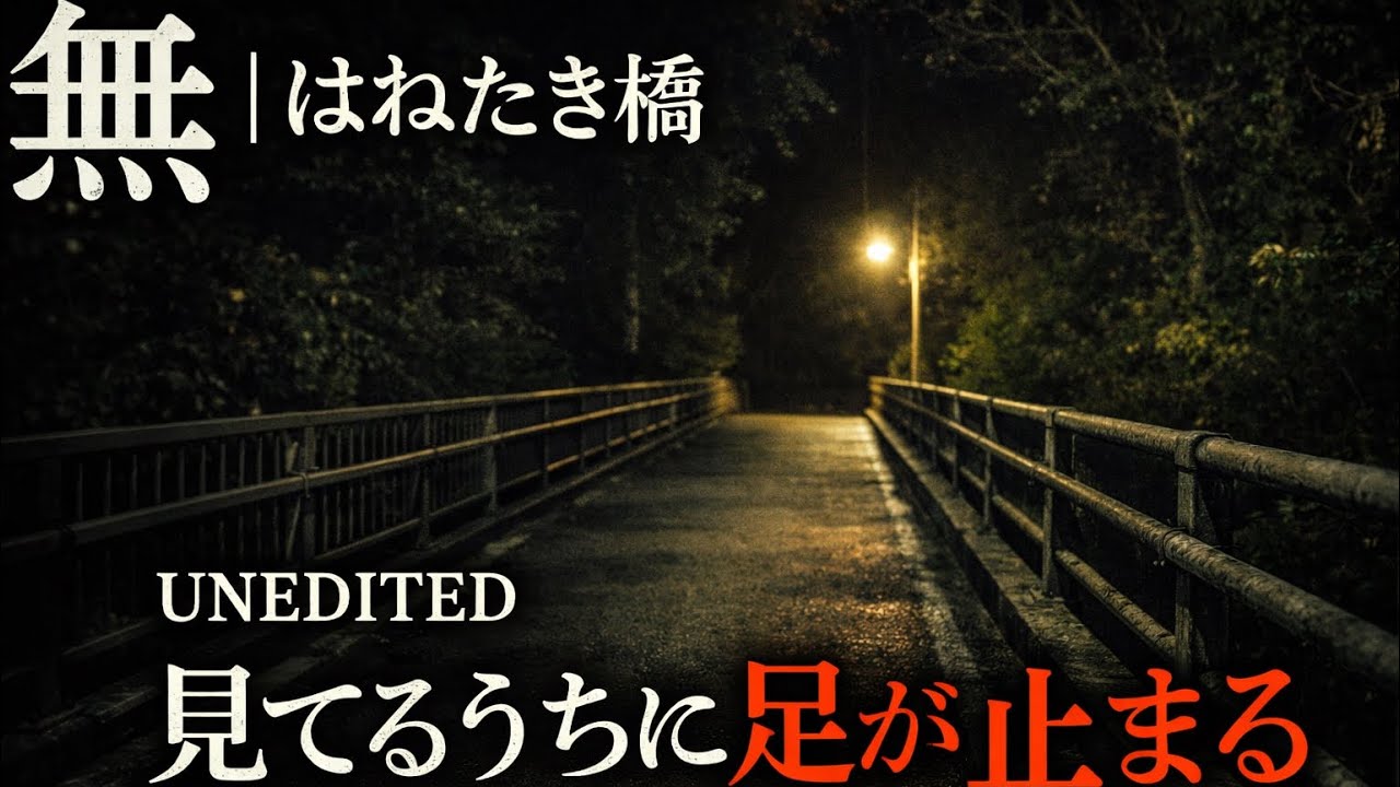 【無編集】はねたき橋｜見てるうちに足が止まる