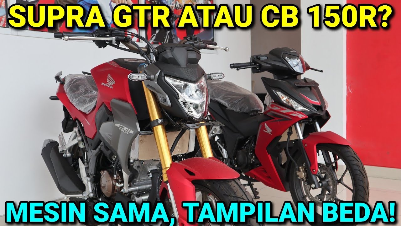 SUPRA GTR ATAU CB150 R? ADU FIRUR & DESIGN