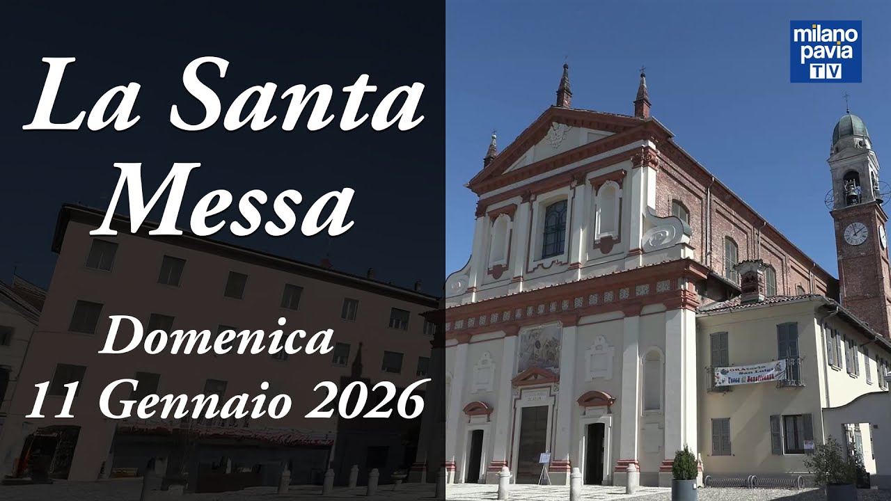 S. Messa di Domenica 11 gennaio 2026 da Belgioioso (PV)