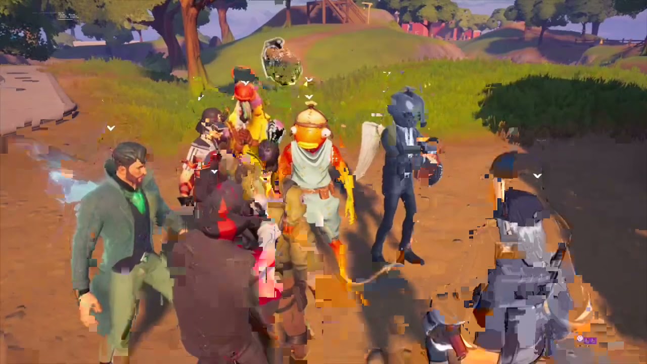What would you do if a Default Skin did all your emotes in Party Royale?