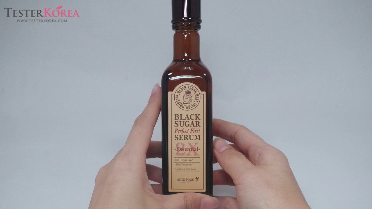 [TESTERKOREA] SKINFOOD Black Sugar Perfect First Serum 2X Essential