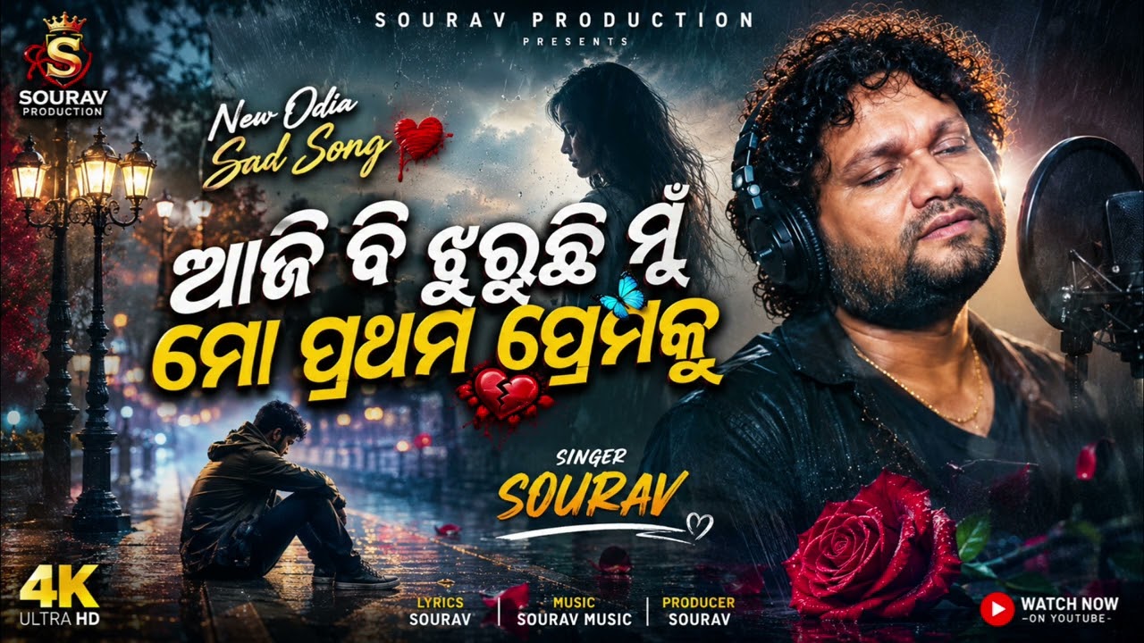 ଆଜି ବି ଝୁରୁଛି ମୁଁ 💔 | New Odia Sad Song 2026 | Singer Sourav | Sourav Production