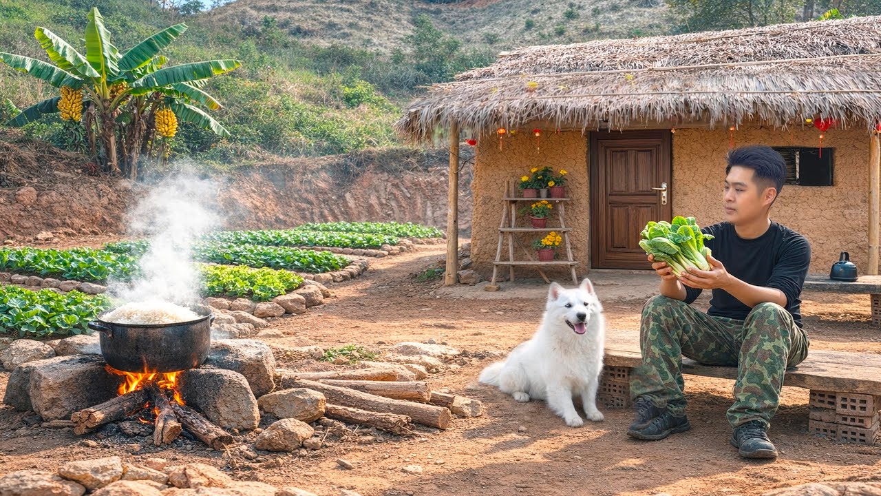 From Bare Land to Paradise in RECORD Time |Off-Grid Farm, Gardening & Rustic Cooking