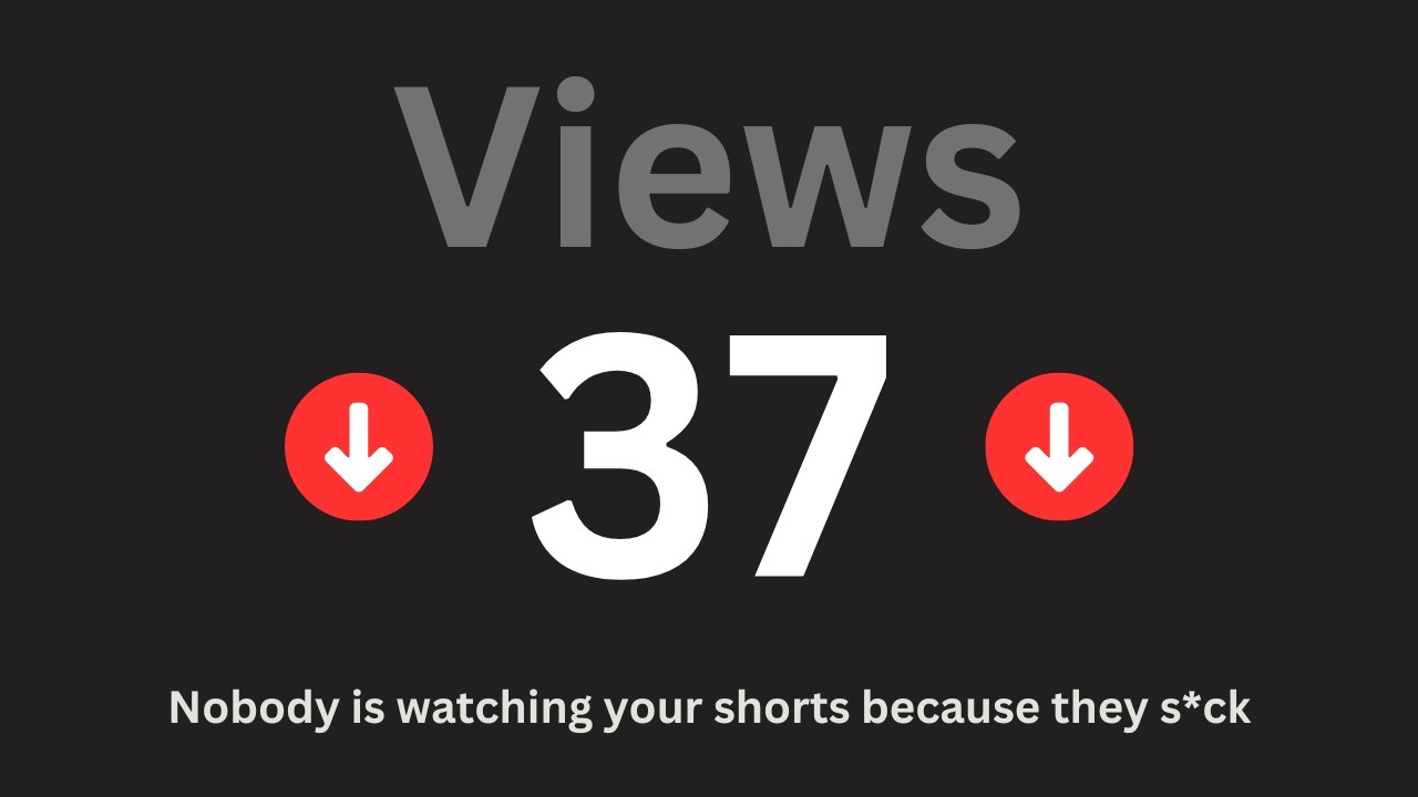 This is why your YouTube shorts S*CK!