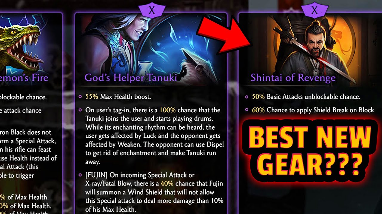 MK Mobile. Reviewing NEW White Lotus Gear. We Got New Best Equipment in The Game???