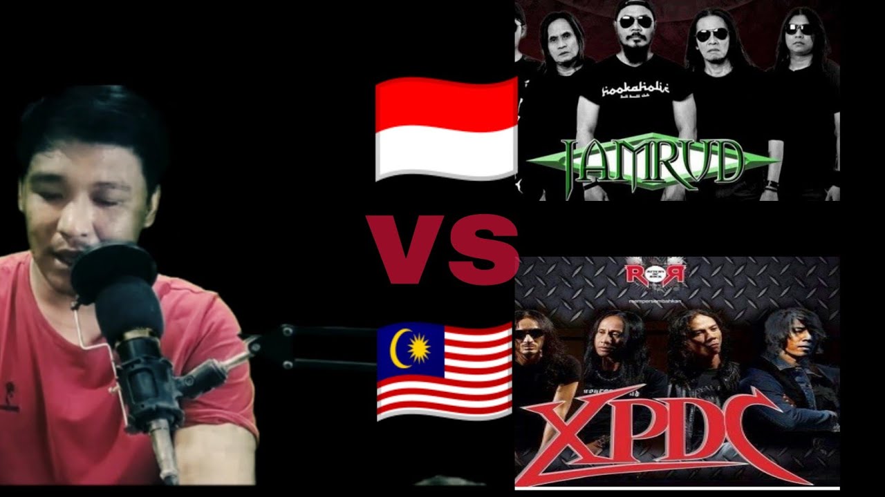 fuul reaction Indonesia (Jamrud)🇮🇩 vs 🇲🇾 Malaysia (xpdc) band rock metal l hadbang