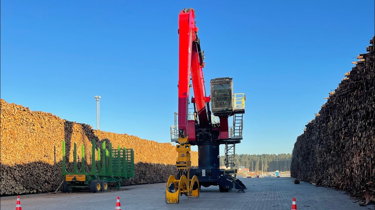 Carga de bitren con Mantsinen 70M