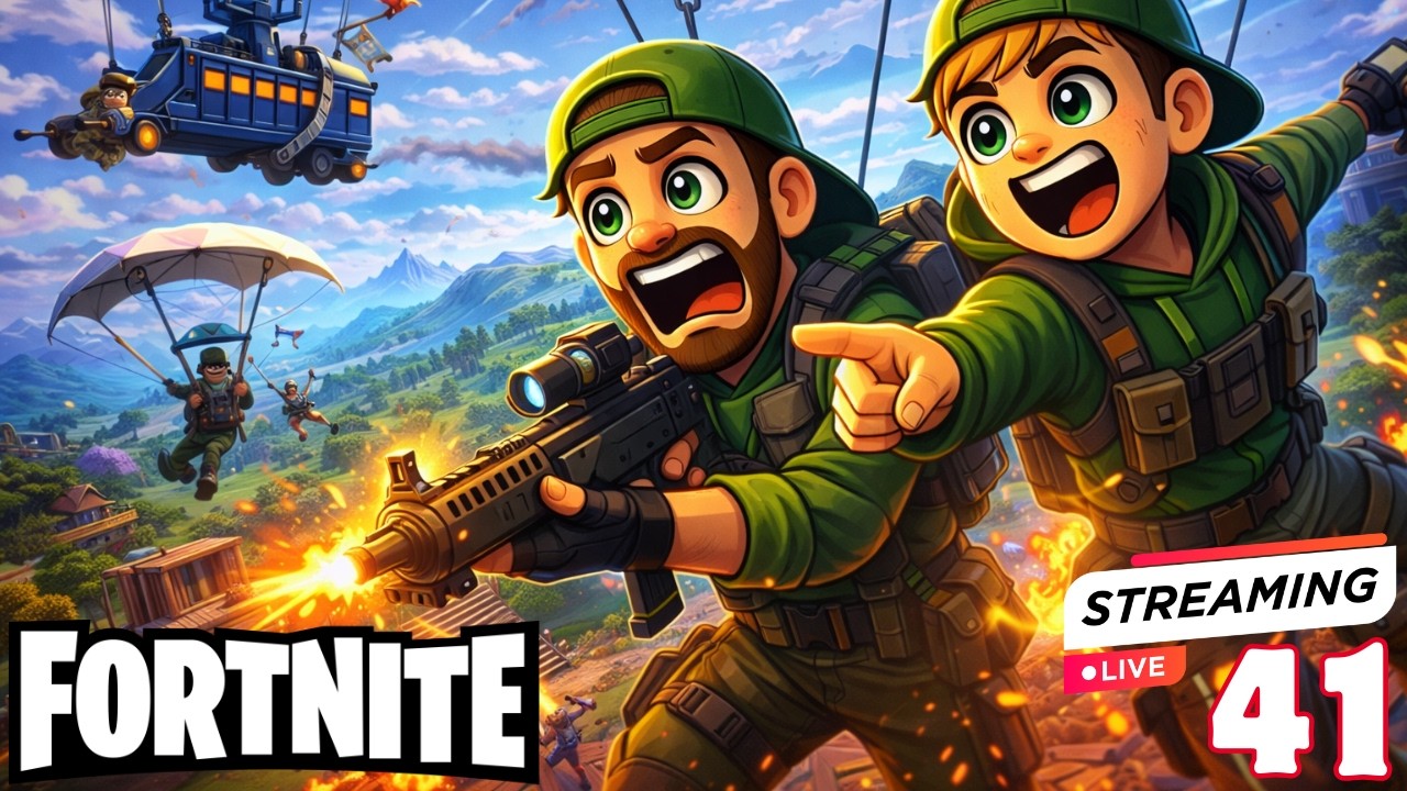 🔴 #41 Road to Victory Royale with Ami & Daddy