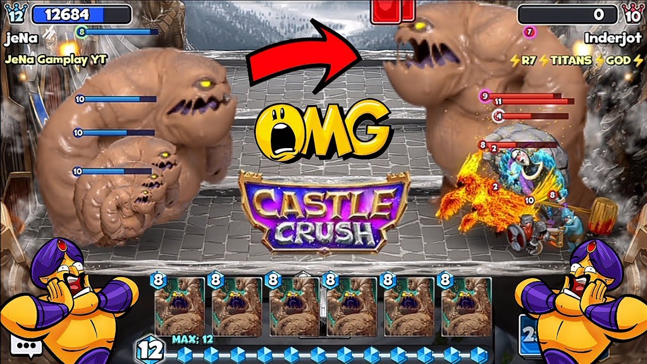 OMG 😱 Monster Size Mud Elements Rush Battle? Castle Crush