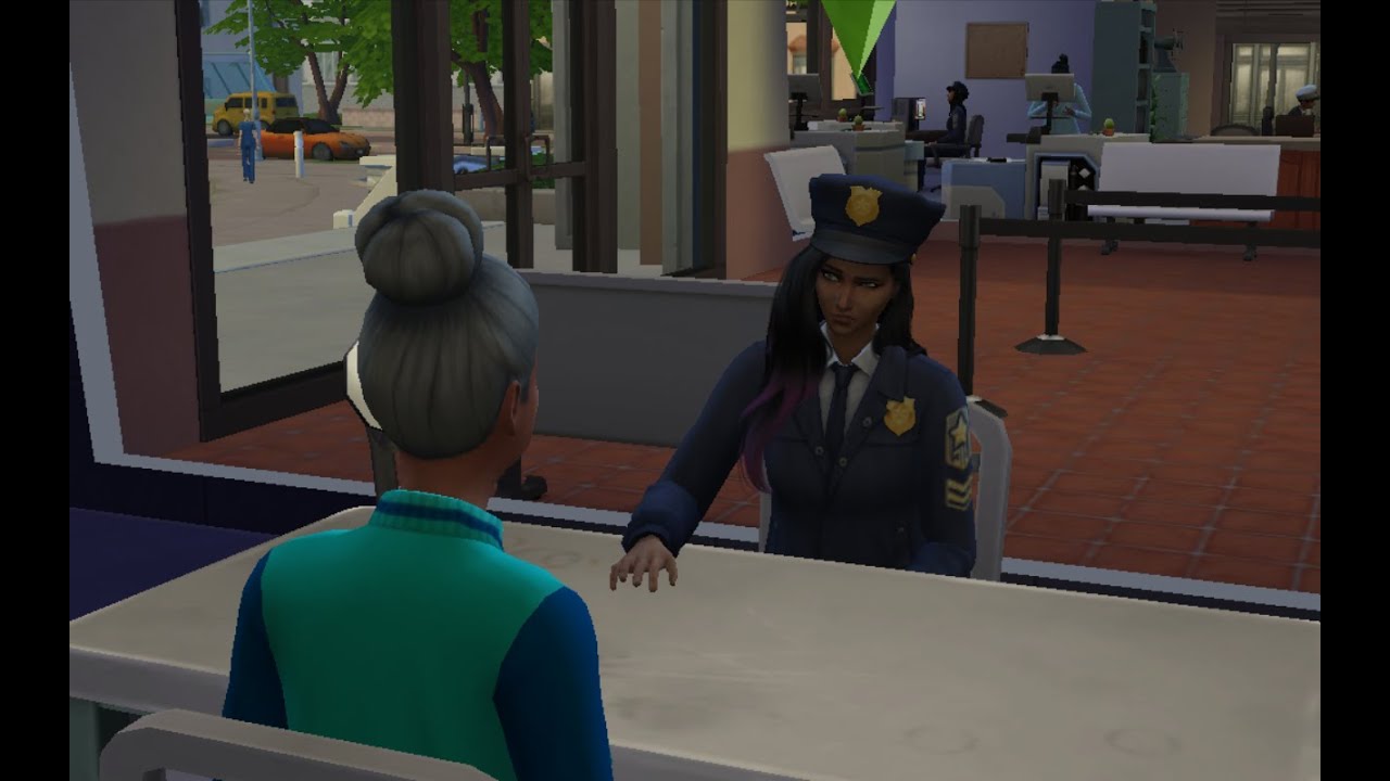 Sims 4 Ashby Legacy Part 3 (Failing at Arresting Suspect)