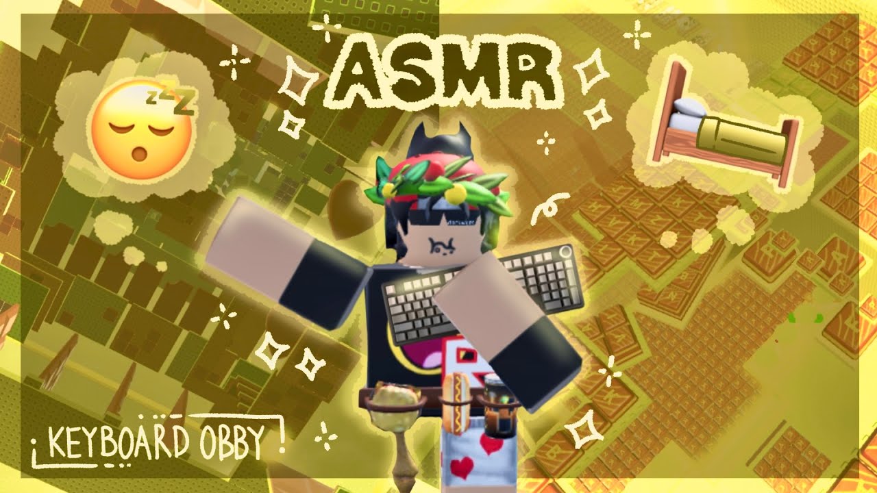 ROBLOX ASMR - Satisfying Keyboard Obby || No Talking, Audio Only