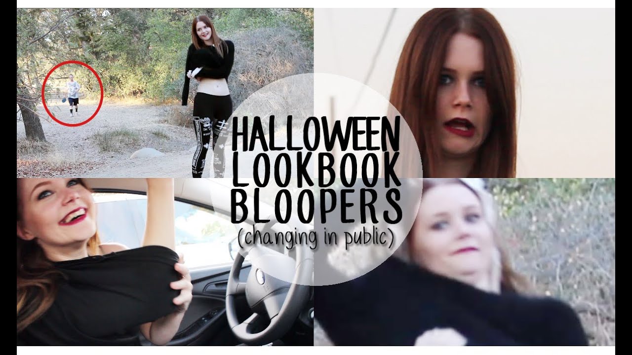 HALLOWEEN LOOKBOOK BLOOPERS
