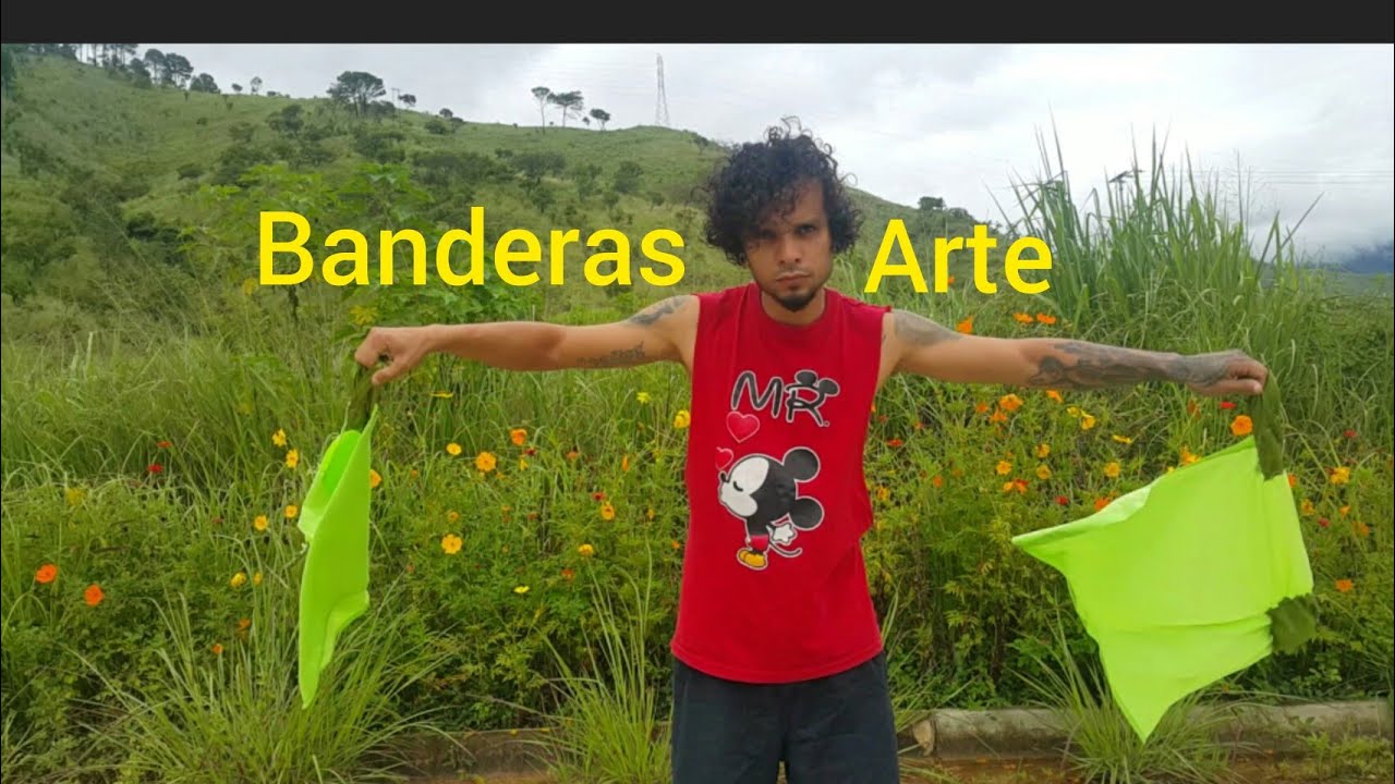 Como hacer tus banderas / material reciclado / Swing/ Malabares/ Arte Callejero /Semaforo / Trip