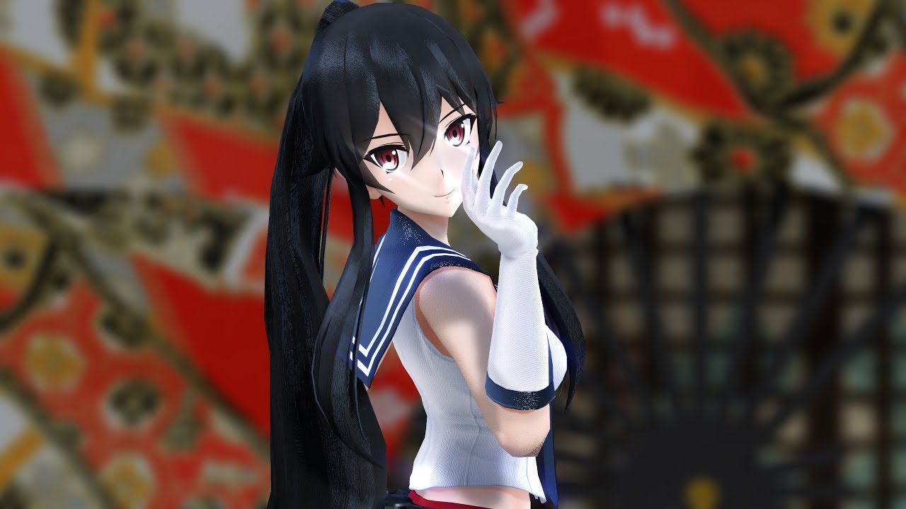 【艦これMMD】『極楽浄土』【1440p-60fps or WQHD】ぽんぷ長式矢矧