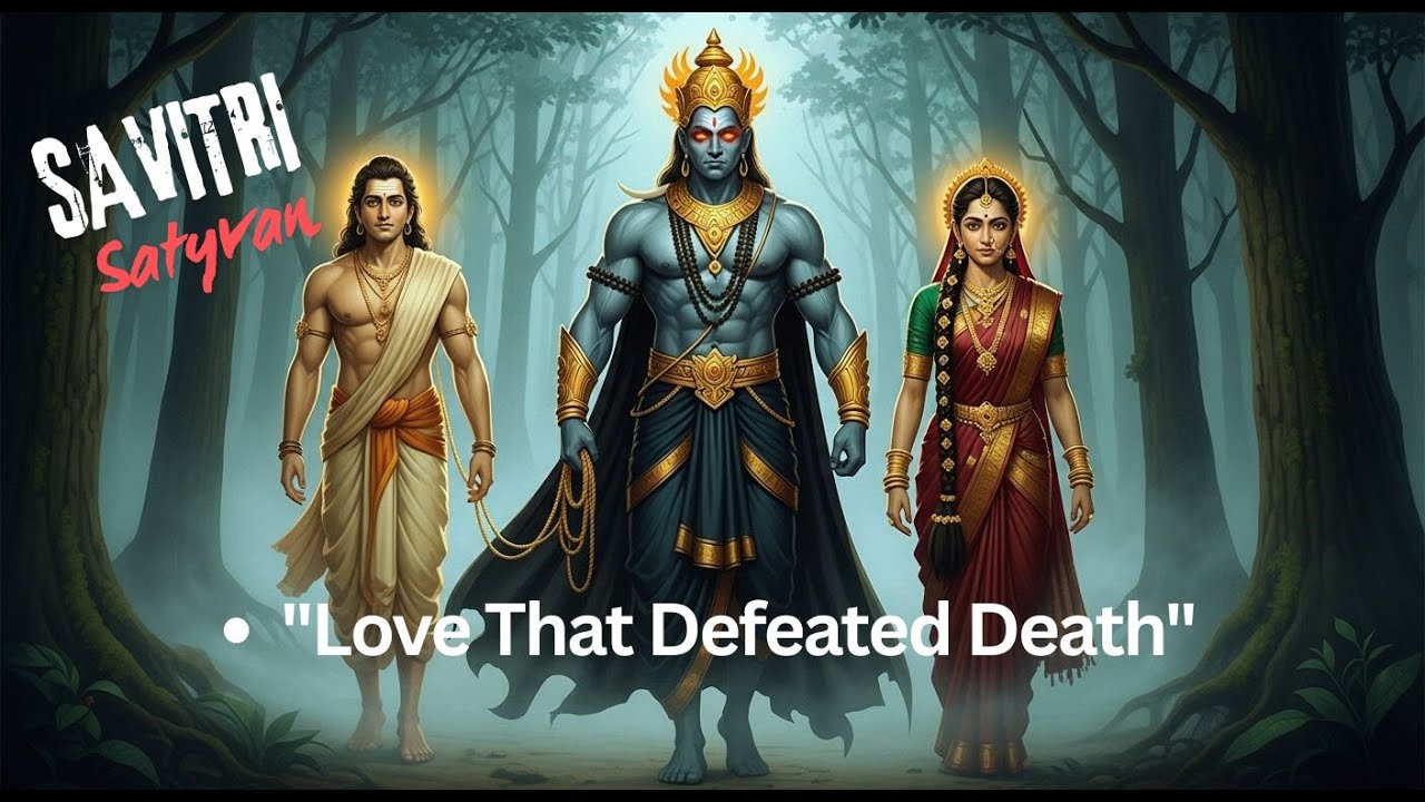 SAVITRI AND SATYAVAN #englishstory #folktales #indiastory