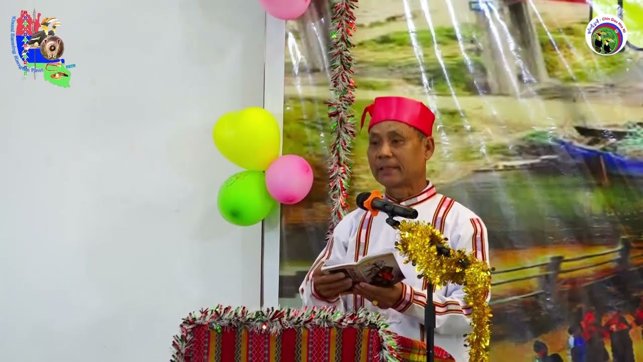 ခူမီးစာပေနှင့် ယဉ်ကျေးမှု (ဗဟို) အသင်း ဥက္ကဌ ဦးစနီအောင်မှ ခူမီးနှစ်သစ်ကူးပွဲ အမှာစကားပြောကြားခြင်း