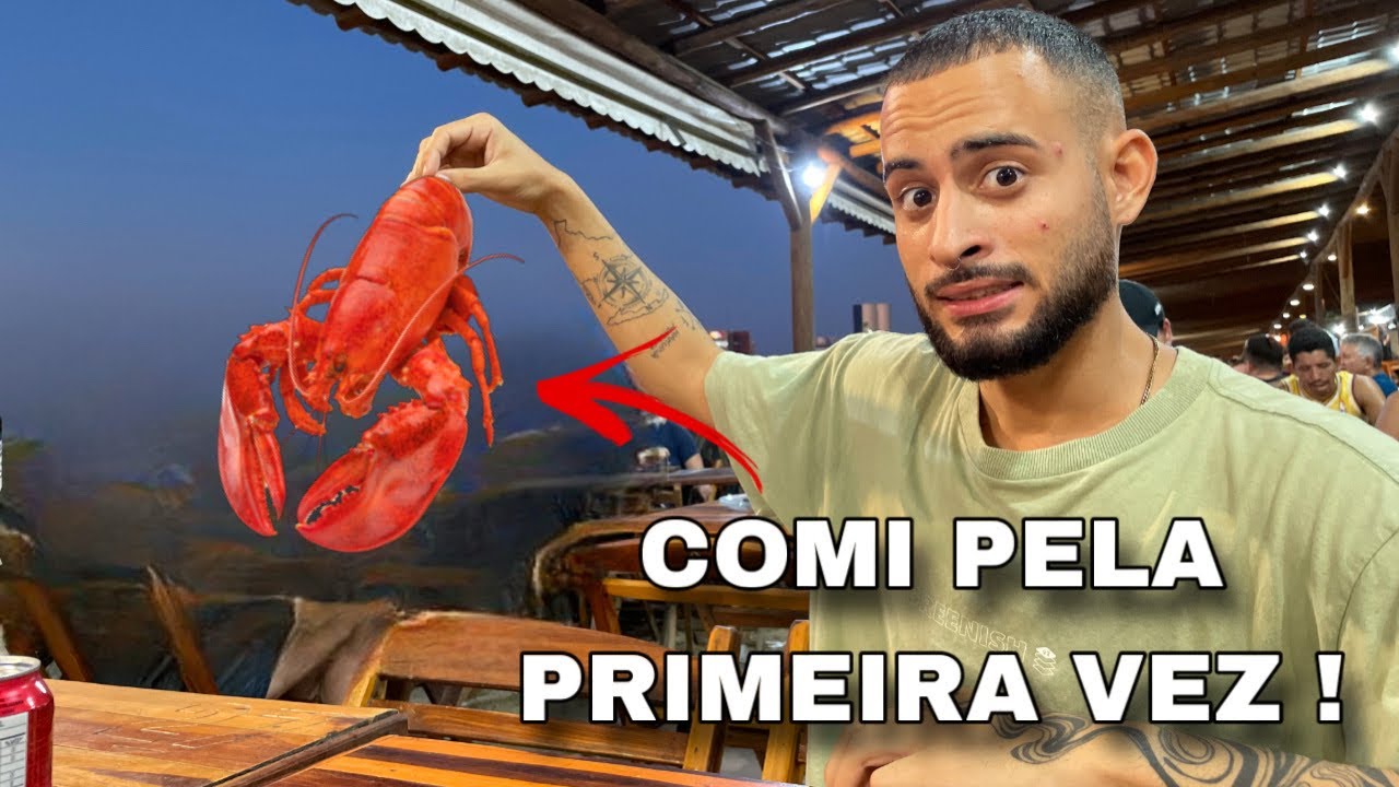 Cubano come lagosta pela primeira vez | cubano pelo Brasil