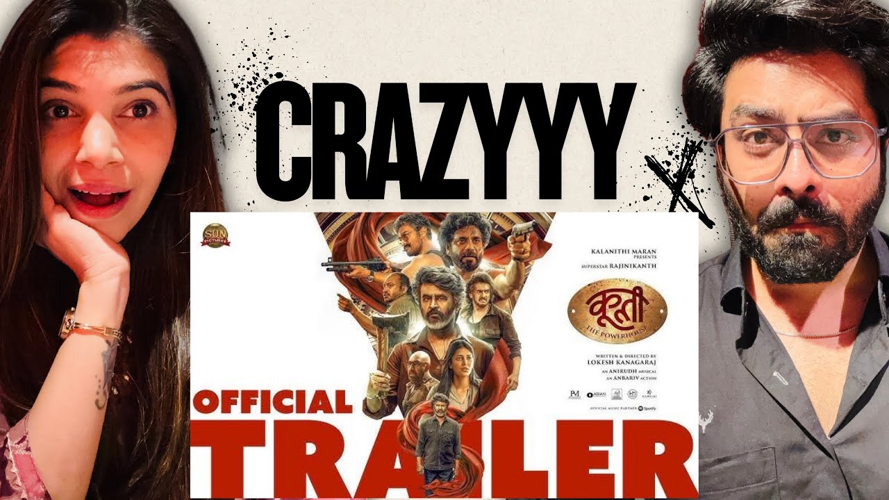 Coolie Official Hindi Trailer Reaction | Superstar Rajinikanth | Sun Pictures | Lokesh | Anirudh