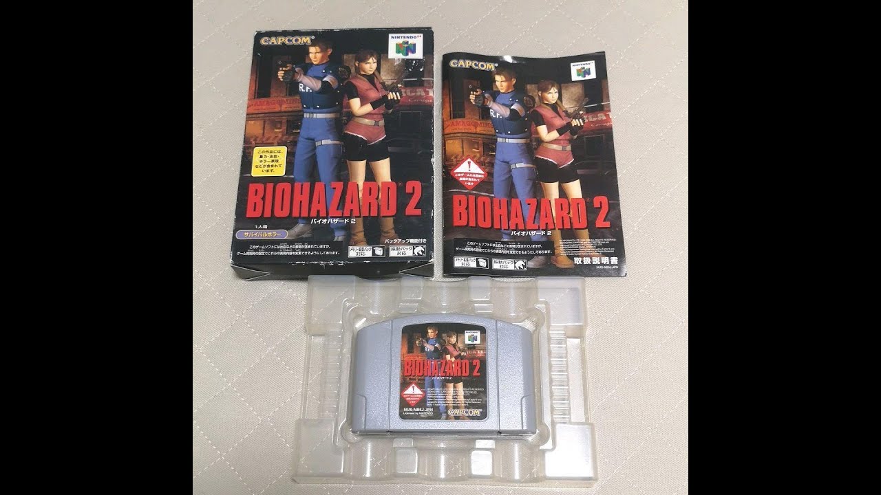 N64 歐版 惡靈古堡2 里昂 表關