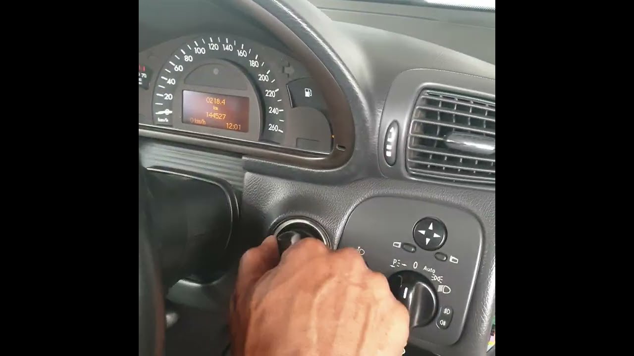 Benz w203 blank speedometer FIX