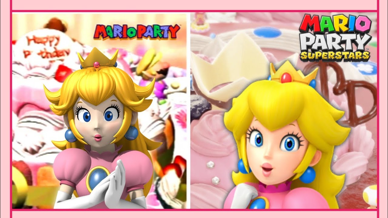 Mario Party/Mario Party superstars- Peach's Birthday cake theme
