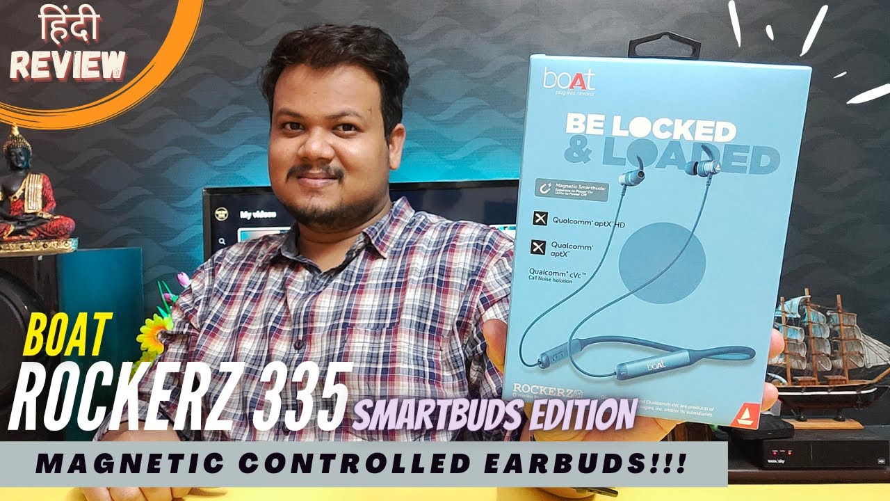 Boat Rockerz 335 SmartBuds Edition || Unboxing & Review || Magnetic Control to Turn On/Off